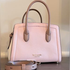 Kate Spade Knott Mini Satchel, Chalk Pink & Cream Color